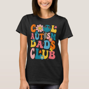 Groovy Coole Autism Väter Club Autism Bewusstsein T-Shirt