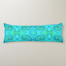 Groovy Cooles Abstraktes Aqua Liquid Art Swirl Mus