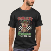 Groovy Coolest Reindeer At The Pole T-Shirt (Vorderseite)