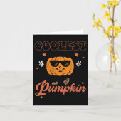Groovy Coolster Kürbis zum PatchHalloween Karte (Gelbe Blume)