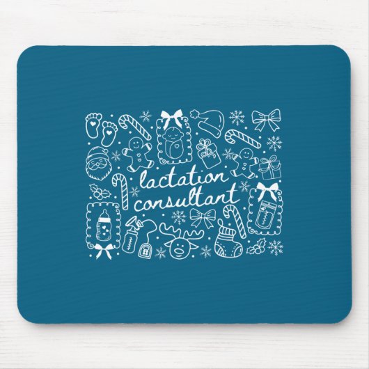 Groovy Coquette Lactation Consultant Breastfeeding Mousepad (Vorne)