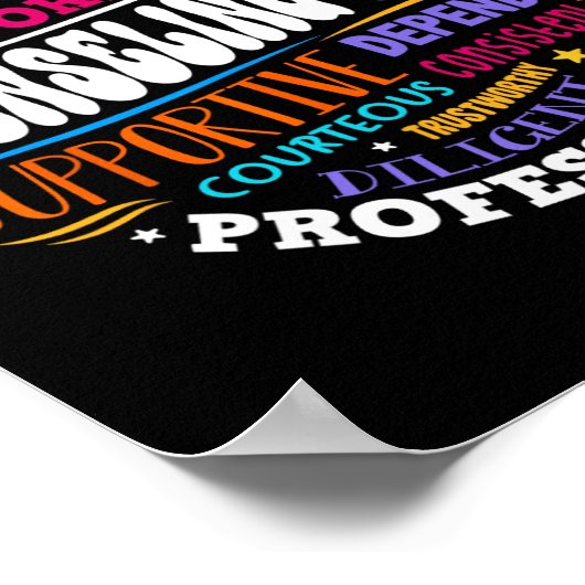 Groovy Counseling Team Appreciation Back To School Poster (Ecke)