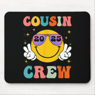 Groovy Cousin Crew 2025 Sommerferien Strand Fami Mousepad