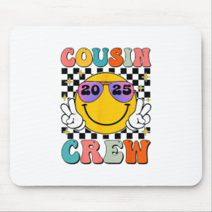 Groovy Cousin Crew 2025 Sommerferien Strandfamilie Mousepad