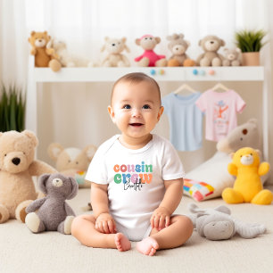 Groovy Cousin Crew Personalisiert Baby Strampler