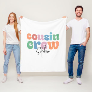 Groovy Cousin Crew Personalisiert Fleecedecke