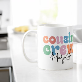 Groovy Cousin Crew Personalisiert Kaffeetasse