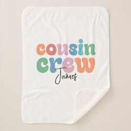 Groovy Cousin Crew Personalisiert Sherpadecke