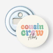 Groovy Cousin Crew Personalized Flaschenöffner (Vorderseite)