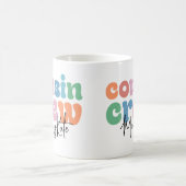 Groovy Cousin Crew Personalized Kaffeetasse (Mittel)