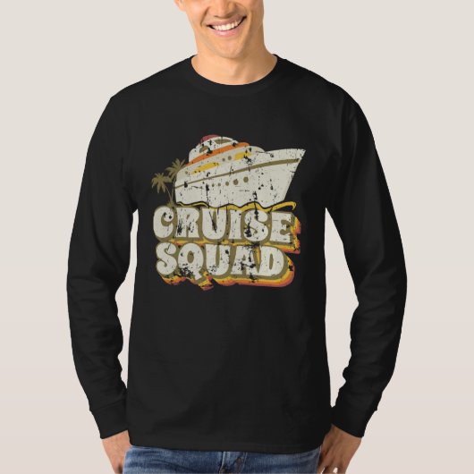Groovy Cruise Squad Vacation Matching Group T-Shirt (Vorderseite)
