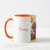Groovy Dackeln Tasse (Links)