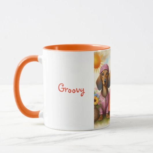 Groovy Dackeln Tasse (Links)