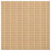 Groovy Daddy Hippy Text auf Brown Stoff (Muster)