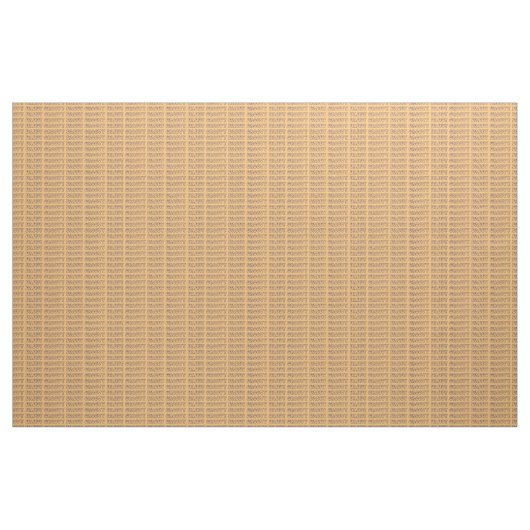 Groovy Daddy Hippy Text auf Brown Stoff (Fat Quarter (45,7 x 55,9 cm))