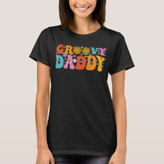 Groovy Daddy Retro Hippie Vintag 1 T-Shirt