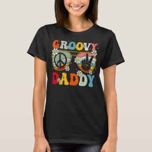 Groovy Daddy Retro Matching Family 60er 70er Vater T-Shirt