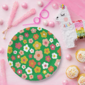 Groovy Daisies Floral BIRTHDAY PARTY CUSTOM Pappteller (Party)