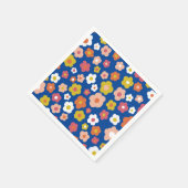Groovy Daisies Floral BIRTHDAY PARTY CUSTOM Serviette (Ecke)