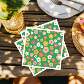 Groovy Daisies Floral BIRTHDAY PARTY CUSTOM Serviette