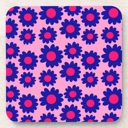 Groovy Daisies Getränkeuntersetzer (Vorderseite)