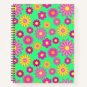 Groovy Daisies Notizblock (Vorderseite)