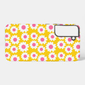Groovy Daisies Samsung Galaxy Hülle (Rückseite (Horizontal))