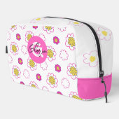 Groovy Daisies. Waschbeutel (Rechte Ecke)