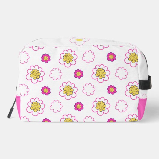 Groovy Daisies. Waschbeutel (Rückseite)