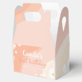 Groovy Daisy Birthday Party Fevor Box Geschenkschachtel (Geöffnet)