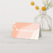 Groovy Daisy Birthday Party Platzkarte (Rückseite)