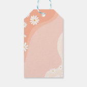 Groovy Daisy Birthday Vielen Dank Tag Geschenkanhänger (Rückseite)