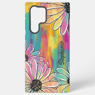 Groovy Daisy Dream - Malerische Handgezeichnete Bl Samsung Galaxy Hülle