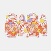 Groovy Daisy Floral Checkerboard, Y2K 90s Geschenkschachtel (Ungefaltet)
