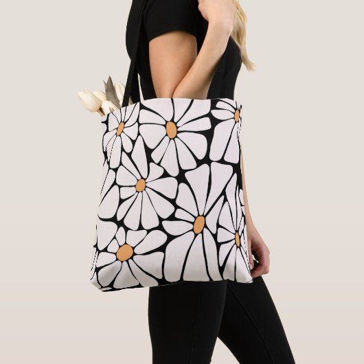 Groovy Daisy Flower Retro Tasche (Von Nahem)