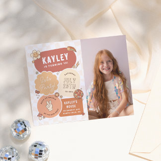 Groovy Daisy Foto Lasse Party Budget Girl Birthday