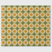 Groovy Daisy Geschenkpapier (Flach)