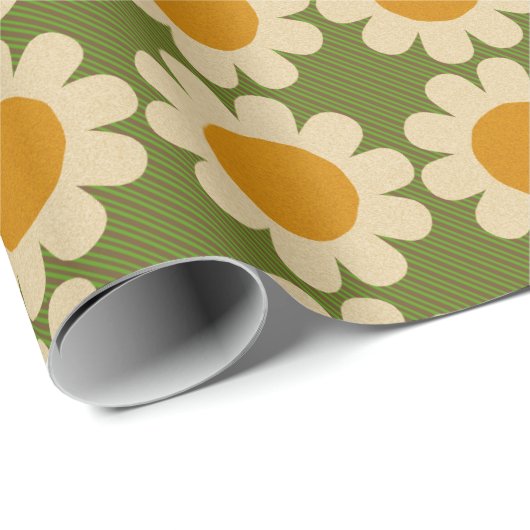 Groovy Daisy Geschenkpapier (Rolleneckpunkt)