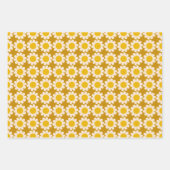 Groovy Daisy Geschenkpapier Set (Vorderseite 3)
