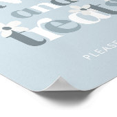 Groovy Daisy Modern Boho Geburtstagsfavoriten & Le Poster (Ecke)