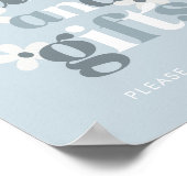 Groovy Daisy Modern Boho Geburtstagskarten & Gesch Poster (Ecke)