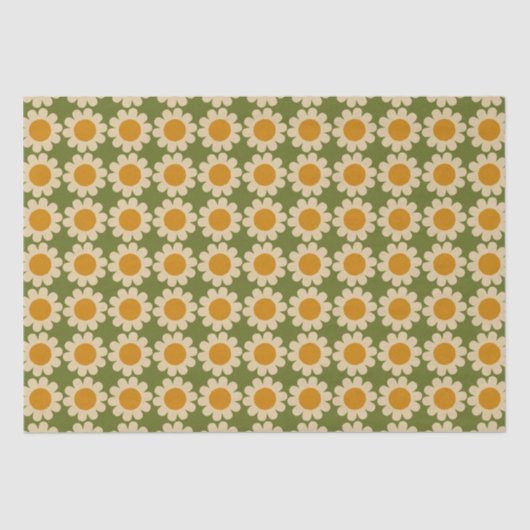 Groovy Daisy Spring Seidenpapier (Vorderseite)
