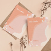 Groovy Daisy Time Capsule Note Card Dankeskarte