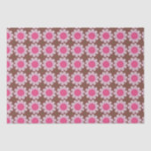 Groovy Daisy Winter Pink Seidenpapier (Vorderseite)