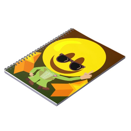 Groovy Dancing Disco Notizblock (Linke Seite)