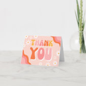 Groovy Danke You Card | Groovy Birthday Vielen Dan (Vorderseite)