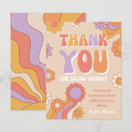 Groovy Danke You Card | Retro Dankeschön Karte