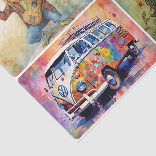 Groovy Days Seidenpapier (Ausschnitt)