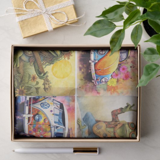 Groovy Days Seidenpapier (Geschenk)