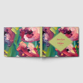 Groovy Deko Painting Inspiriert Hochzeit Gästebuch (Voll)